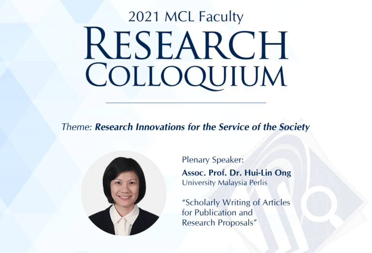 Plenary Speaker Associate Professor Doctor Hui-Lin Ong.