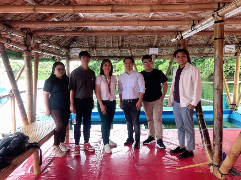 Mapúa MCL’s Project Lawa Team visits the LSPU NICER’s Tadlac Lake Project.