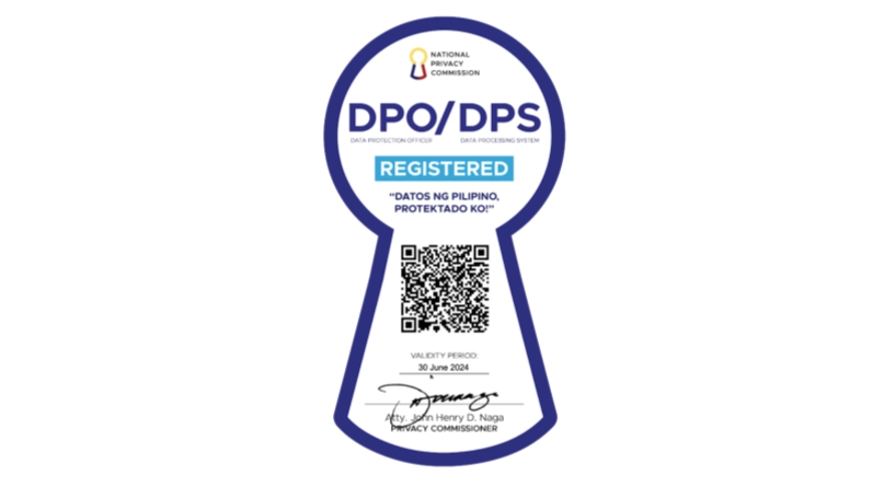 Registered with DPO Seal of Registration