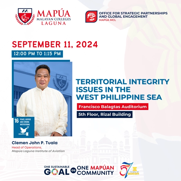 Defending Sovereignty West Philippine Sea Territorial Issues discussed in ASEAN Lecture on SDG 16.