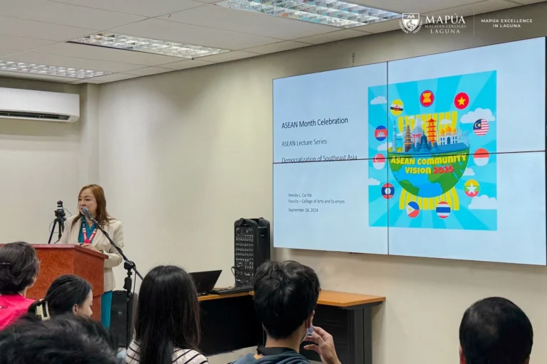 The Path to Democracy: Ma'am Imelda Cariño Explores Democratization in Southeast Asia in ASEAN Lecture on SDG 16.