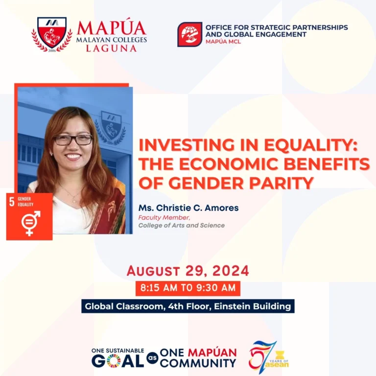 Promoting Equality, Boosting Economies The Economic Benefits of SDG 5.