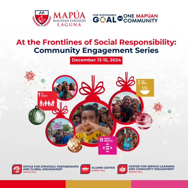 Bringing Joy and Gratitude Mapúa MCL Volunteers Celebrate the Holidays with Aeta Families in Porac.