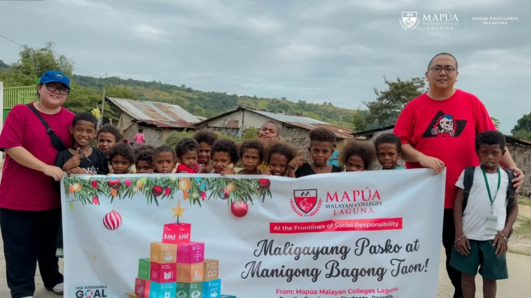 Bringing Joy and Gratitude Mapúa MCL Volunteers Celebrate the Holidays with Aeta Families in Porac.