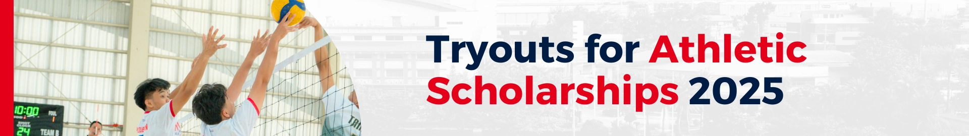 Athletic Scholarships Banner.