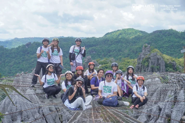 Mapúa Malayan Kalikasan explores the Masungi Georeserve for Trail x Change Program.