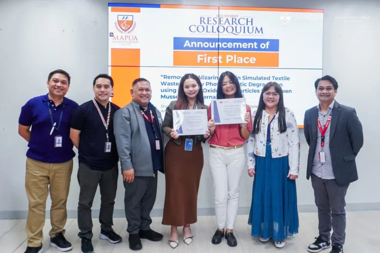 BS Chemical Engineering students win Best Research Award in Research Colloquium 2025.