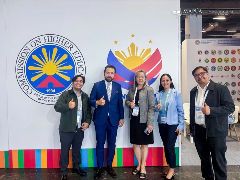 Mapúa MCL joins 2025 Times Higher Education (THE) Global Sustainable Development Congress.