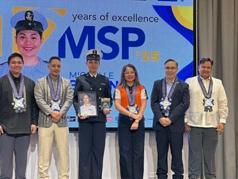 Mapúa-PTC CMETs Michelle Belling honored as One of the Ten Outstanding Maritime Students of the Philippines 2025.