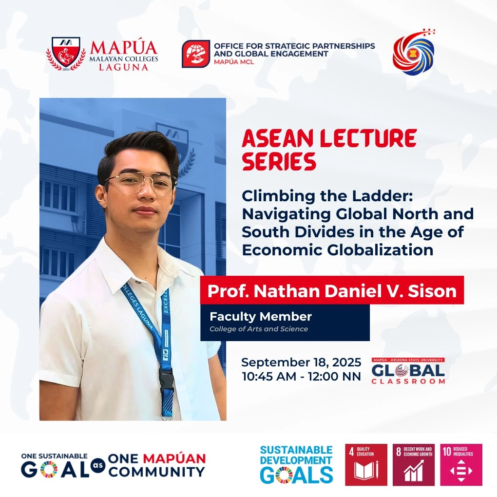ASEAN Lecture Series examines Global North–South Divides in Economic Globalization.