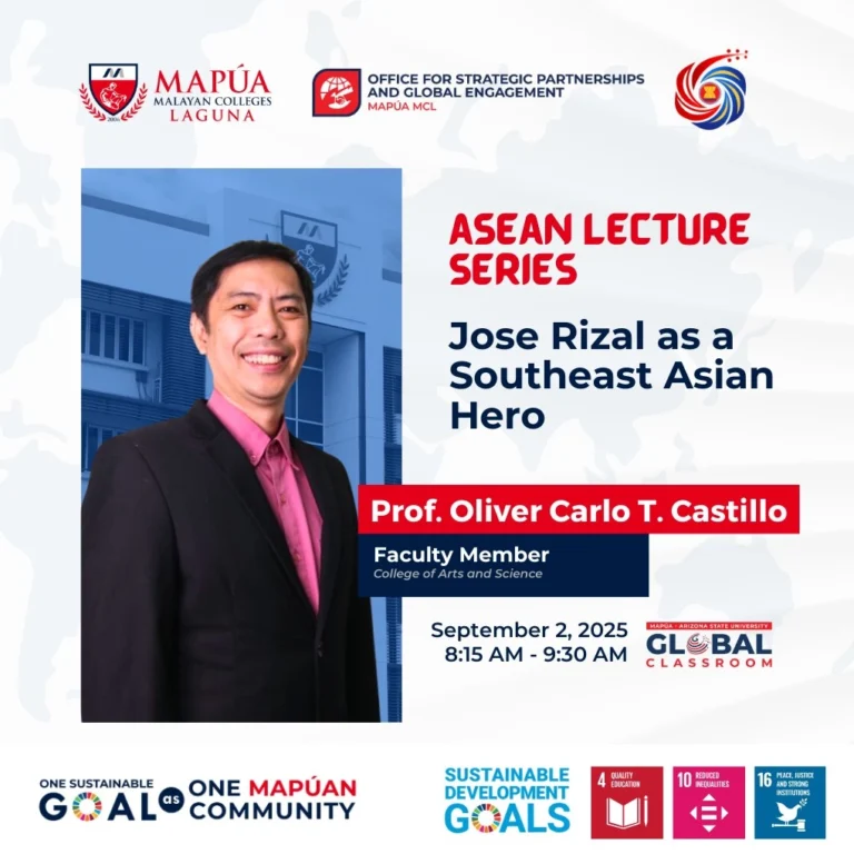 ASEAN Lecture Series explores History Gender Equity and Disinformation.