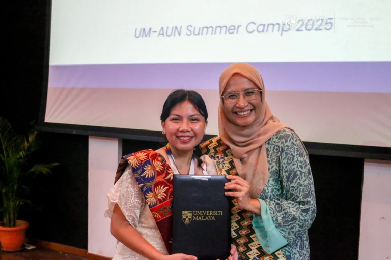 CCIS student earns 1st place at UM-AUN Summer Camp 2025.