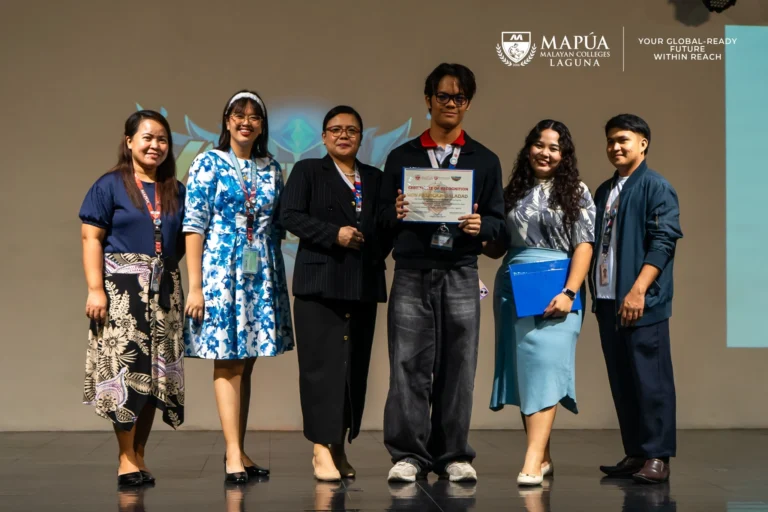 Mapúa MCL-SHS students test their numbers in Mathalinong Legends 2025.