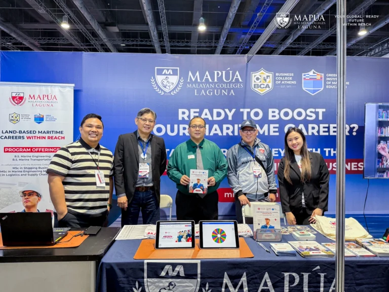 Mapúa MCL participates in the Marino World Manning Expo and Conference.