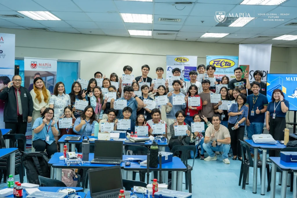 Mapua MCLs Senior High School Students Explore Robotics in Mission RoboCourier – A Logistics Challenge using Matrix MA300.