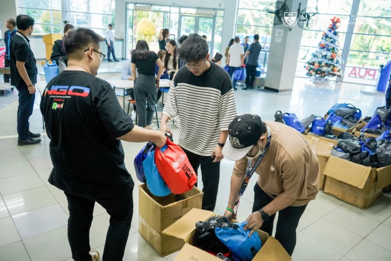 Mapúa MCL prepares for the unexpected with emergency go bags.