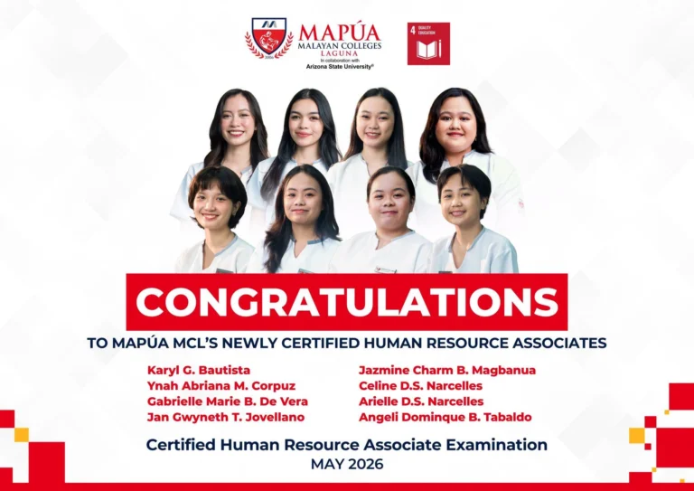 Mapúa MCL Proudly Introduces New Batch of CHRA Passers.