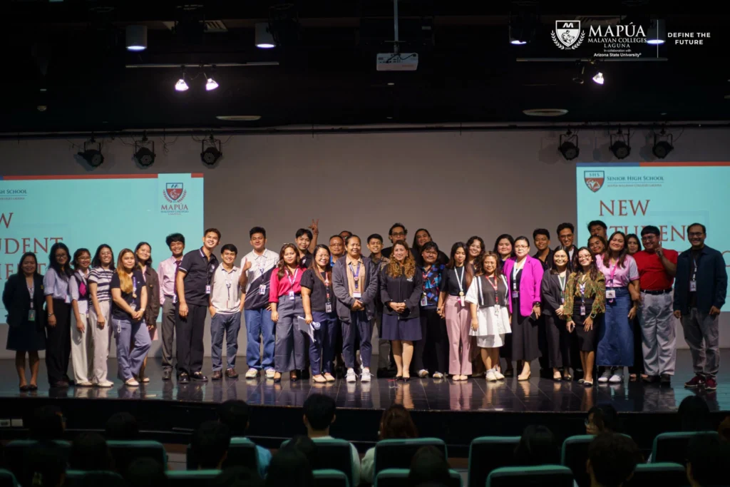 Mapúa MCL SHS Welcomes New Students Through Orientation and Org Fair.