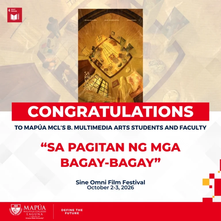 Mapúa MCL BMMA Students and Faculty Triumph at the 8th Sine Omni Festival.